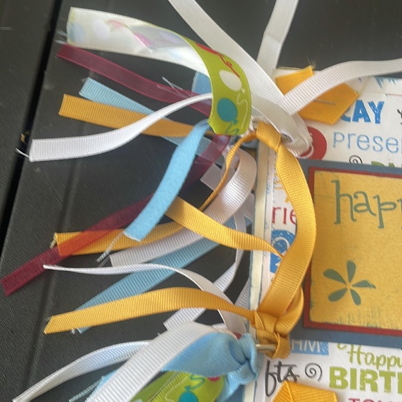 Happy birthday paper bag premade scrapbook brand new just made - Picture 3 of 9